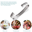 Inspiration Stainless Steel Souvenir Jewelry Gift for Men Women Bangle Bracelet