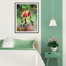 Digital Paint Flowers Painted By Numbers On Canvas Decor