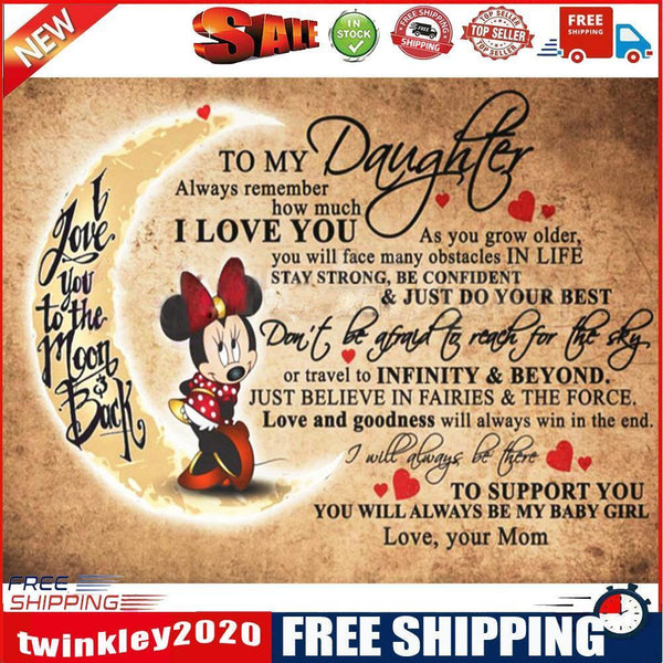 Diamond Painting 5D DIY Mouse Letters Full Round Drill Rhinestone Picture