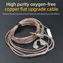 High-Purity Copper Twist Earphone Cable for KZ/CCA ZST ZSR Cord (C No Mic) Newly