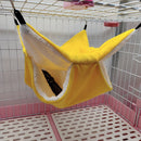 Small Animal Hammocks Warm Plush Bunkbed Pet Hideout Crystal (Yellow S) Newly