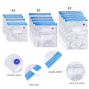 Reusable Vacuum Food Storage Bag Resealable BPA Free Zipper Storage Bags Newly