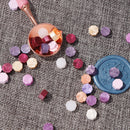 100pcs Octagon Sealing Wax Beads Seal Stamp Wax Tablet Pill Craft (Purple) Newly