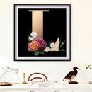 5D Diamond Painting Kit Letter L Full Round Drill DIY Mosaic Picture Wall C