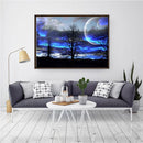 Broadroot Full HSS Wish Tree 5D Diamond DIY Painting Wall Art Craft Pictures Night