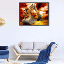 5D Diamond Painting DIY Excavator Full Round Drill Mosaic Home Decoration Gifts
