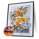 Diamond Painting quilling paper flower Partial Special Drill Kit