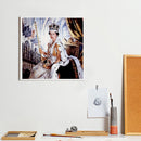 5D DIY Diamond Painting Kits Full Square Drill Queen of England Mosaic Picture