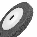 Nylon Fiber Polishing Wheel Non-woven Abrasive Metal Grinding Disc (Grey) Newly