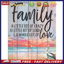 5D DIY Diamond Painting Kits Car Words Full Round Drill Wall Decor Art Crafts