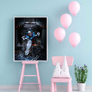 5D Diamond Painting Kit Scary Clown Full Round Drill DIY Crafts Mosaic Pict