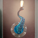 Octopus Wall Light Monster Tentacle Lamp Holder Bulb Light Decor (Purple) Newly