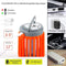 Bug Zapper Solar Powered UV LED Mosquito Insects Bugs Killer (Orange)