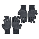 Anti-Slip Fishing Gloves Two Half Fingers Sun Protection Driving Biking Mittens