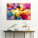 DIY Paint By Number Kit Colorful Clouds Abstract No Frame Home Decoration