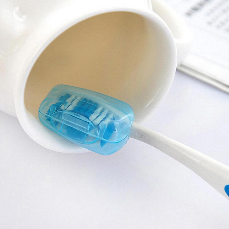 5Pcs/set Toothbrush Head Covers Portable Travel Camping Holder Brush Caps`