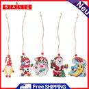 Christmas Diamond Pendant 5D DIY Mosaic Kit Double-Sided Rhinestone Decorations