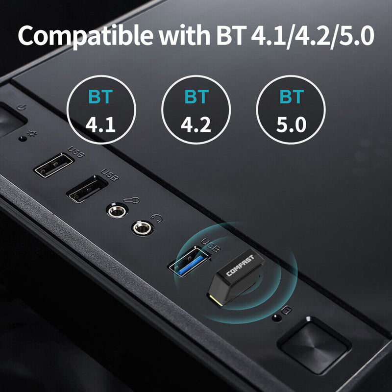 USB 2 in 1 Bluetooth-compatible 5.0 Dongle Adapter Transmitter for Speaker