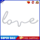 LOVE Sign LED Neon Light USB/Battery Powered Party Decor Lamp (Warm White)
