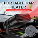 Car Heater 2 in 1 Auto Windscreen Fast Heating / Cooling Fan (Black 12V) Newly