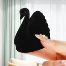 Boxes Swan Style Wedding Storage Display Velvet Ring Holder Gift Jewelry Box
