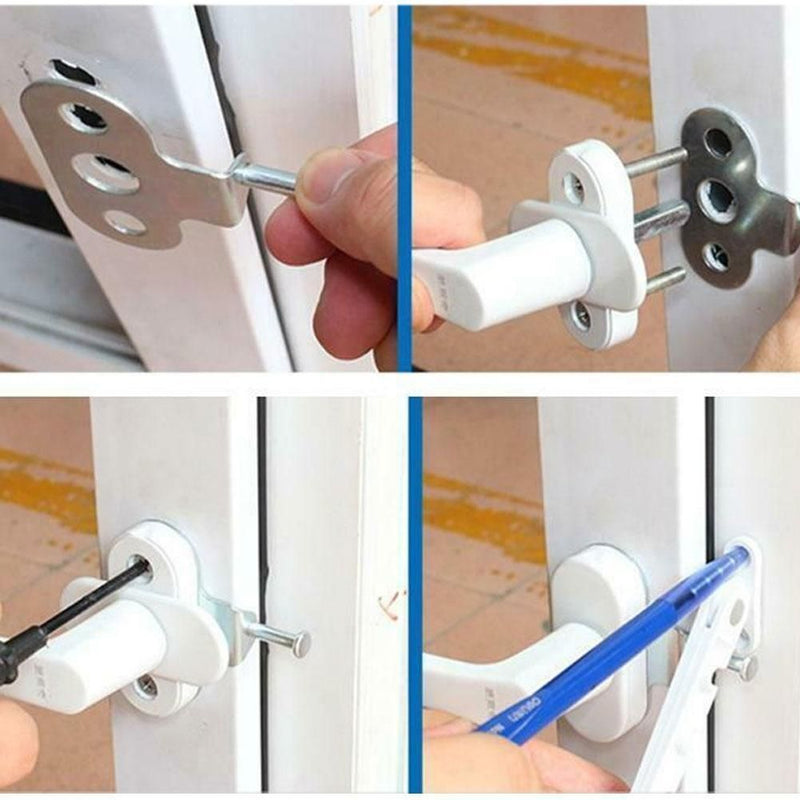 Windows Position Stopper Window Limiter Latch Casement Wind Brace Sash Lock