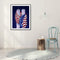 5D Diamond Painting Flag Twin Towers Full Round Drill DIY Wall Home Decoration