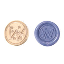 Round Wax Sealing Stamp Head Alphabet Letters Copper Stamps Craft Making Tools