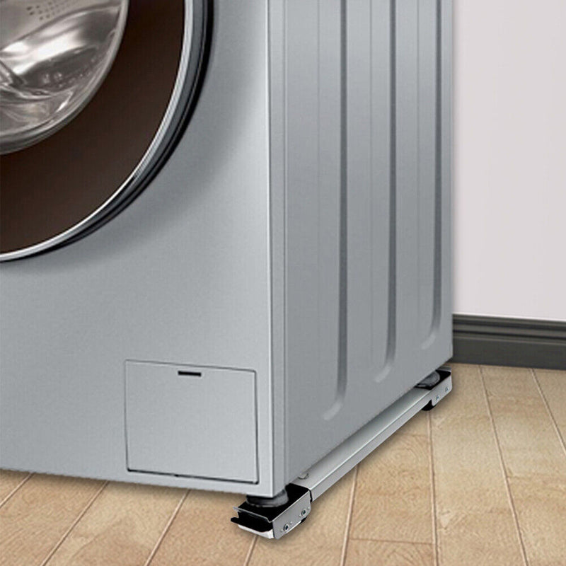 2pcs Refrigerator Washing Machine Mobile Base Movable Heavy Duty Stand Rack