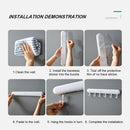 Coat/Bag Rack Free-Punching Wall Hanger Shower Hook Robe Hook Door Rear Hook
