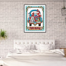 5D DIY Partial Special Shaped Drill Diamond Painting Gnome Pattern Decor 30x4