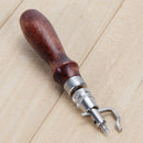 5 in1 DIY Leathercraft Adjustable Pro Stitching Groover Crease Leather Tool