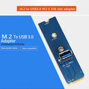 M.2 M Key NGFF to USB 3.0 Adapter Card for BTC Mining PCI-E X16 Converter