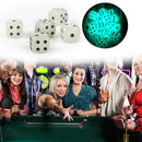 5pcs 14mm Luminous Dices Set Standard Six Sided Dice KTV Club Bar Supplies Newly