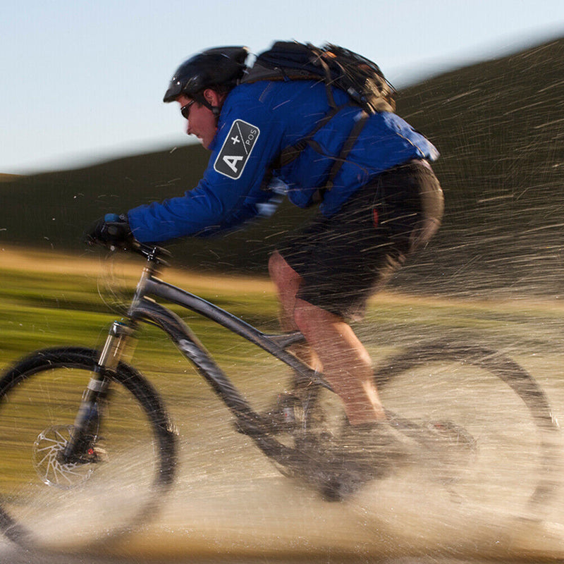 PVC Bag Medal Badges DIY Stickers Embroidery Positive Blood Type Patches Bracelet