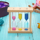 Hourglass made of wood, 1/3/5 minutes, gift, decoration for home