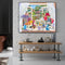 Painting By Numbers Kit DIY Flowers Vase Canvas Oil Picture Wall Artwork