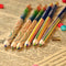 10pcs DIY Graffiti Pencil Painting Kit Rainbow Four-Color Lead Wooden Penci