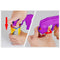 Aerosol Paint Spray Gun Handle Full Grip Sprayer Sprinkler Adapter (Purple)