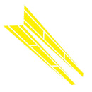 1 Pair Vinyl Car Hood Stickers Racing Sports Stripe Engine Cover Styling Decals