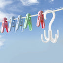 360 Rotation Four Claws Hook Wardrobe Towel Clothes Hanger Racks (White) Newly