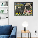 5D DIY Diamond Painting Dog Full Round Drill Mosaic Art Picture of Rhinestone