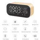 Bluetooth-compatible Speaker Temperature LCD Display FM Radio Alarm Clock(G