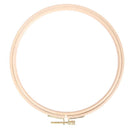 DIY Wooden Cross Stitch Frame Needlework Hoop Ring Embroidery Tool(18cm) Newly