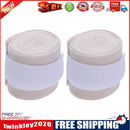 2pair2.5m Sports Cotton Kick Boxing Bandage Sanda Wrist Hand Gloves (White)