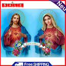 5D Full Round Drill Picture DIY Christian Diamond Painting Craft Poster Decor