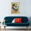 5D Diamond Painting Kit DIY Dragonfly Clock Full Round Drill Crafts Home Decor