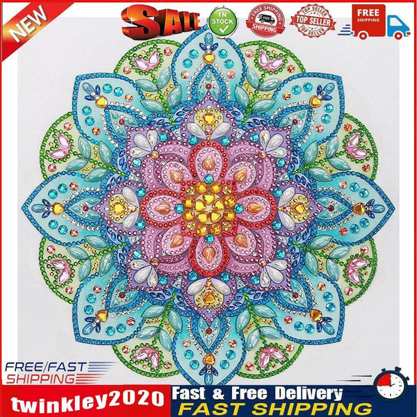 5D DIY Special Shaped Diamond Painting Mandala Cross Stitch Kits (DZ231) Newly