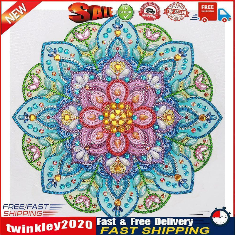 5D DIY Special Shaped Diamond Painting Mandala Cross Stitch Kits (DZ231) Newly