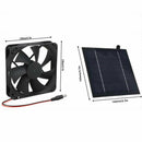 House Pet Dog Portable Mini Ventilator Camping Fan Greenhouse Solar Panel Fan